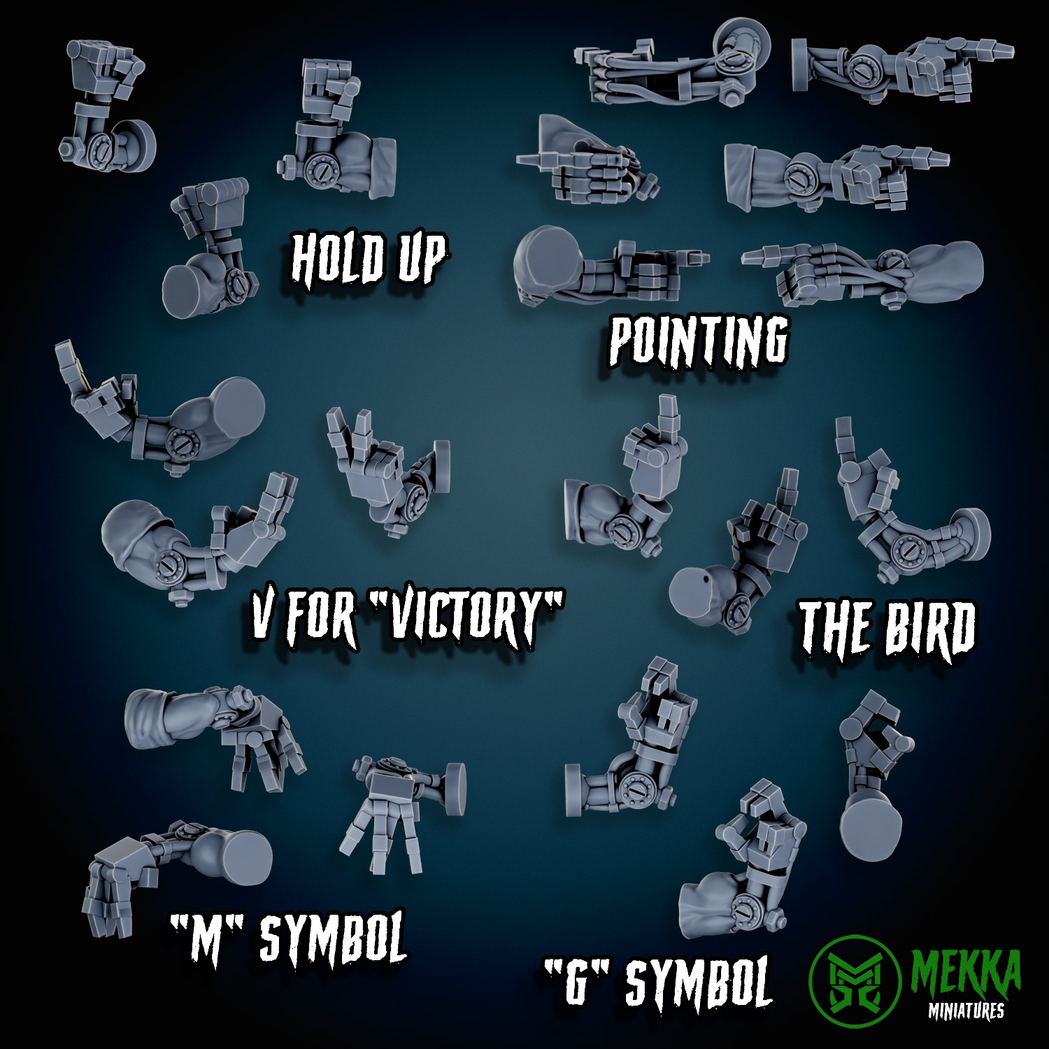 Cybork Hand Signals